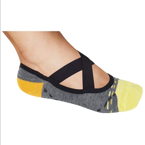 Lupo Heel N Toe Yoga Barre Pilates Grip Socks 6-9 - Picture 2 of 3